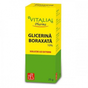 Glicerina boraxata 10%, 25g, Vitalia