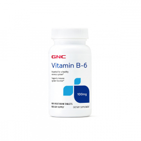 Vitamin B-6 100mg, 100 tb, GNC