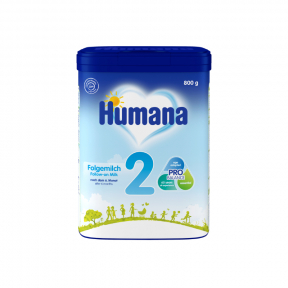 Formula lapte de continuare Humana 2, de la 6 luni, 800g, Humana