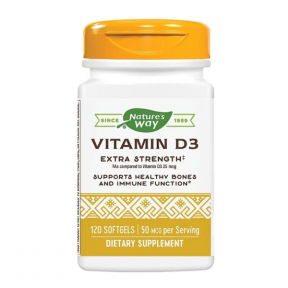 Vitamina D3 2000UI, adulti, 120cps, Nature's Way