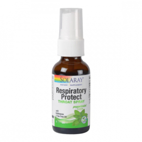 Respiratory Protect Throat Spray, adulti, 30 ml, Solaray