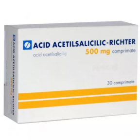 Acid Acetilsalicilic, 500mg, Richter