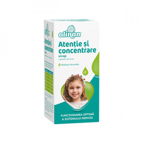 Sirop Alinan Atentie si concentrare, 150ml, Fiterman Pharma