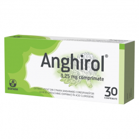 Anghirol, 30cpr, Biofarm