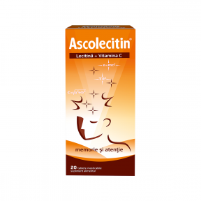 Ascolecitina 20 tablete masticabile, Biofarm