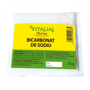 Bicarbonat de sodiu, 50g, Vitalia K