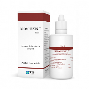 Bromhexin T 2mg/ml 50ml sol orala Tis