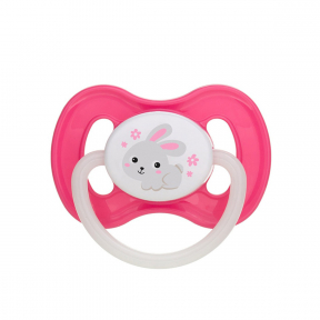 Suzeta latex rotunda 6-18 luni Bunny & Company Pink, 23/278,, Canpol Babies
