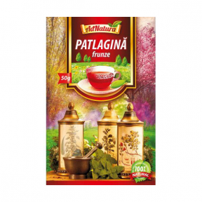 Ceai Patlagina, frunze, 50gr, Adnatura