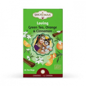 Ceai Shotimaa Chakras - Loving - ceai verde, portocala si scortisoara, BIO,16 plicuri, Shotimaa
