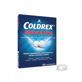 Coldrex Sinus Extra 500mg/3mg/50mg, 20 comprimate, Perrigo