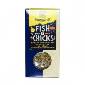 Amestec condimente ECO La BBQ! fish & chicks, 55g, Sonnentor