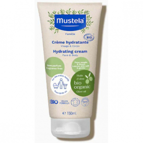 Crema hidratanta pentru fata si corp Mustela, certificata BIO, 150 ml