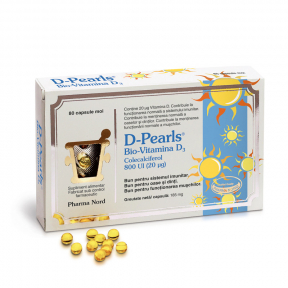 D-Pearls BIO - Vitamina D3, 80cps, Pharma Nord