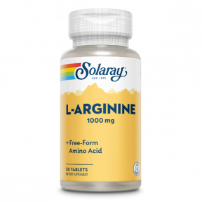 L-Arginine 1000mg, 30tb, Solaray