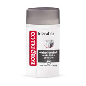 Deodorant stick Borotalco Invisible, 40ml, Borotalco