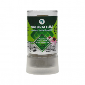 Deodorant piatra de alaun cu Echinaceea 120g Naturallum-Alaun