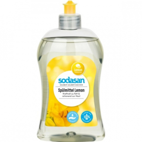 Detergent de vase BIO, lichid, lamaie, 500ml, Sodasan