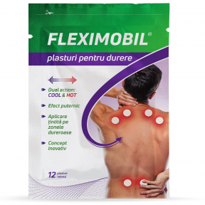 Plasturi pentru durere Fleximobil, 12buc, Fiterman