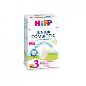 Lapte praf Hipp 3 Junior Combotic, Organic, formula noua, 500g, Hipp