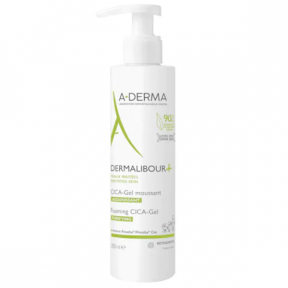 Gel spumant A-Derma Dermalibour+ Cica pentru piele iritata, 200 ml