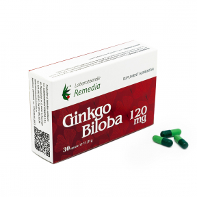 GINKGO BILOBA 120 mg.x30cps.- LAB REMEDIA