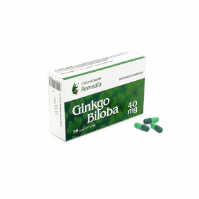 Ginkgo Biloba, 30 capsule, Laboratoarele Remedia