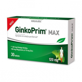GinkoPrim Max 120mg, 30tb, Walmark