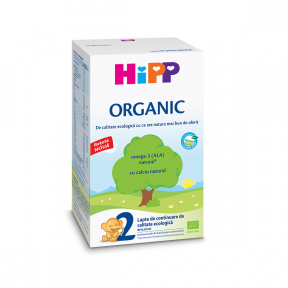 Lapte praf Organic 2, Lapte de la 6 luni, 300 gr, Hipp