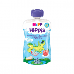 HIPP HIPPIS Fructul dragonului ,coacaze negre si mar para, 100 gr