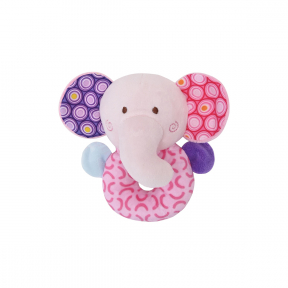 Jucarie de plus, Elefant, 11 cm, zornaitor, 0 luni+ LORELLI