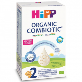 Lapte praf Organic Combiotic 2, Lapte de la 6 luni, 300 gr, Hipp