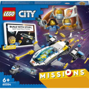 LEGO® City - Misiuni de explorare spatiala pe Marte 60354, 298 piese