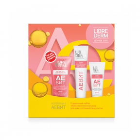 Set Multivitamin - Gel de curatare + Crema de maini + Masca hranitoare, Aevit, Librederm