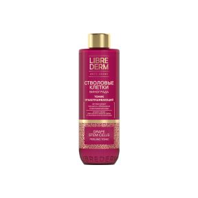 Tonic anti-age exfolian cu celule stem din struguri, 200ml, Librederm