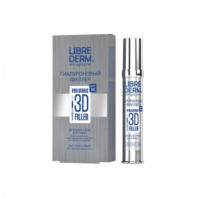 Crema de zi pentru fata Hyaluronic 3D Filler, SPF 15, 30ml, Librederm