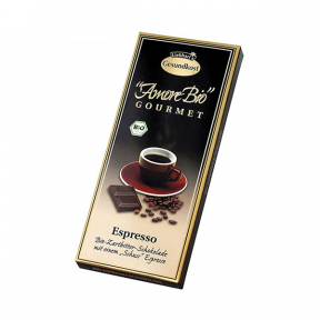 Ciocolata amaruie Espresso, 55% cacao,100g, BIO, Liebhart's Gesundkost