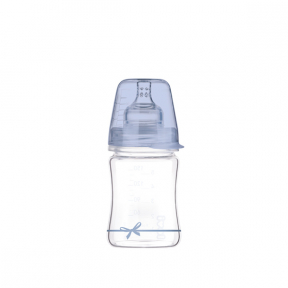 Biberon sticla Diamond Gloss, 150ml, Baby Shower baiat, Lovi