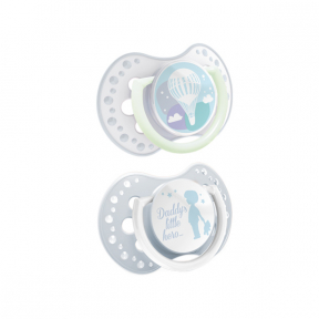 LOVI Suzeta Silicone Dynamic 6-18m 2 pcs Pride&Joy baiat