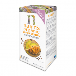 Painici organice cu seminte de chia din ovaz integral, 200g, Nairn's