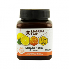 Miere de Manuka poliflora cu lamaie, MGO 85+, Noua Zeelanda, naturala, 250g, MANUKA LAB