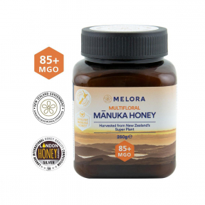 Miere de Manuka poliflora MGO 85+ Noua Zeelanda, 250g, naturala, MELORA