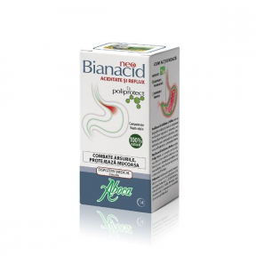 NeoBianacid cu poliprotect, aciditate/reflux/digestie dificila, 14 comprimate masticabile, Aboca