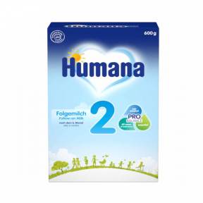 Humana Lapte Praf 2, 600g, Humana