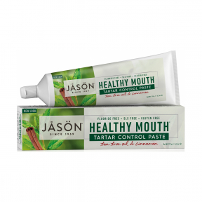 Pasta de dinti anti-placa si tartru, Healthy Mouth, pentru gingii iritate, 119 g, Jason