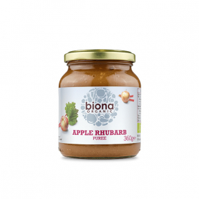 Piure de mere si rubarba, BIO, 360g, Biona Organic
