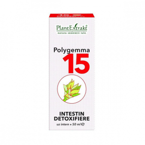 Polygemma nr.15 (intestin - detoxifiere), 50ml, Plantextrakt