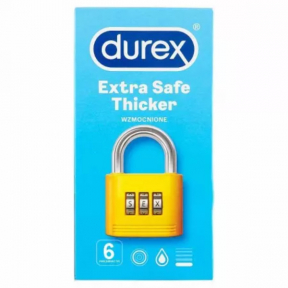 Prezervative Extra Safe, 6buc, Durex