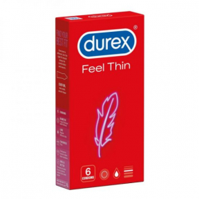 Prezervative Feel Thin, 6buc, Durex