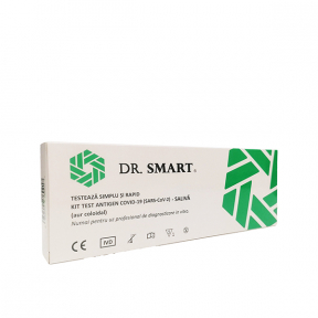 Test rapid antigen COVID 19 saliva, 1 test/kit, Dr. Smart